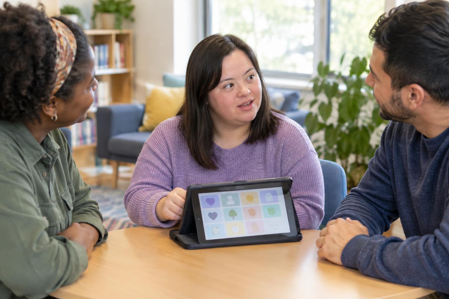 Conversation Basics When Someone Uses an Augmentative Communication Device