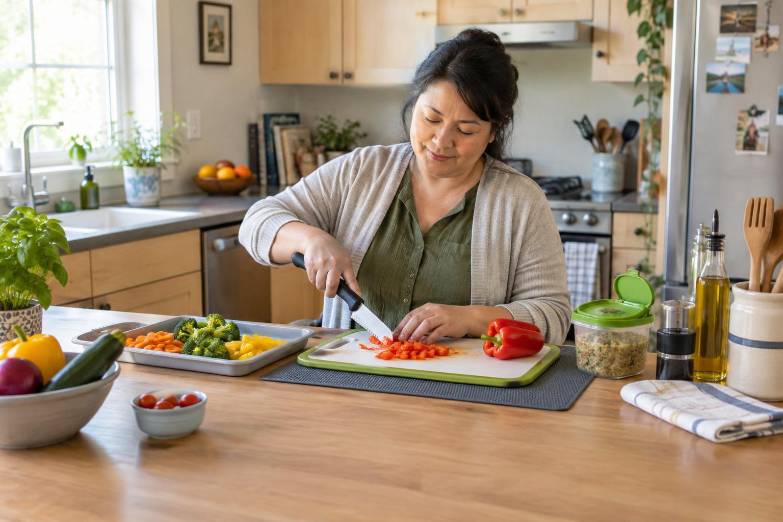 Making Everyday Meal Preparation Easier to Reach, Grip and Organize